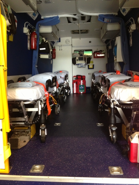 UK SAS kits out Jumbulance with Ferno’s Pegasus trolleys