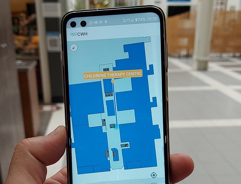 Unique indoor wayfinding app launched at Chelsea & Westminster Hospital