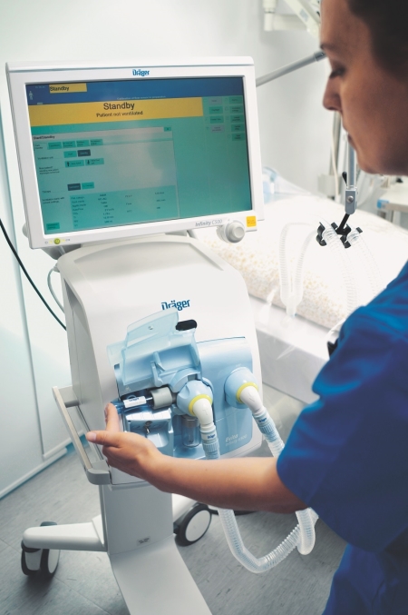 University Hospitals of North Midlands NHS Trust invests in Dräger ventilators 