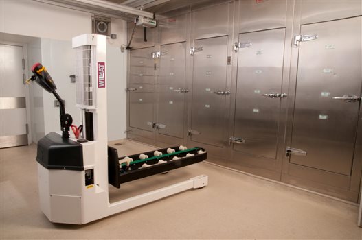 Upgrade for mortuary lifting equipment 
