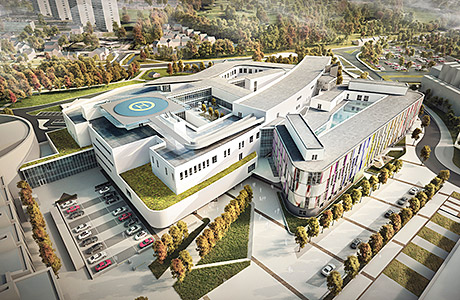 Ventilation and drainage problems stall opening of flagship new children's hospital