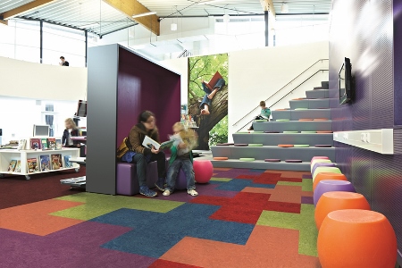 Versatile, sustainable, Marmoleum Modular