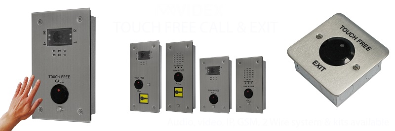 Videx launches new touch-free entry range to help the NHS 