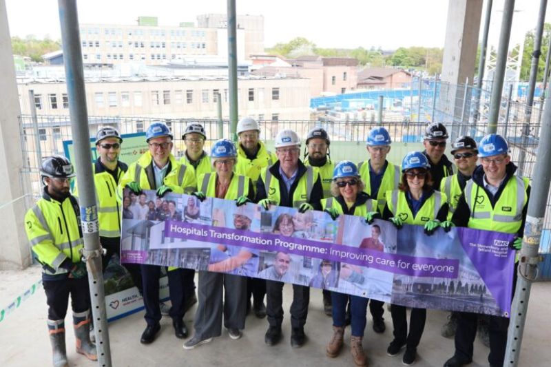 VINCI Building tops out on Royal Shrewsbury Hospital expansion