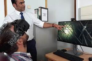 Virtual reality helps patients with visual vertigo