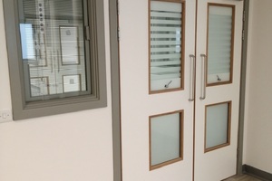 Vision panels boost privacy on new COVID-19 decant ward