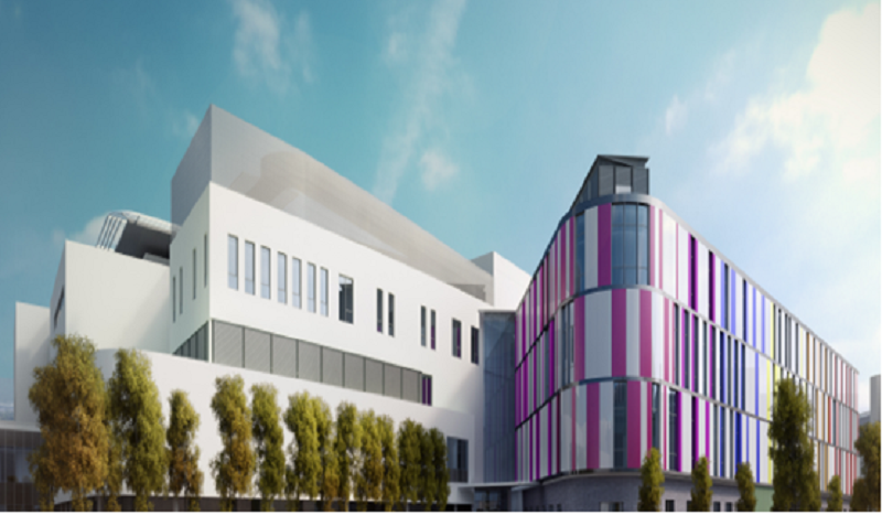 Vistamatic vision panels installed at new Edinburgh children's hospital