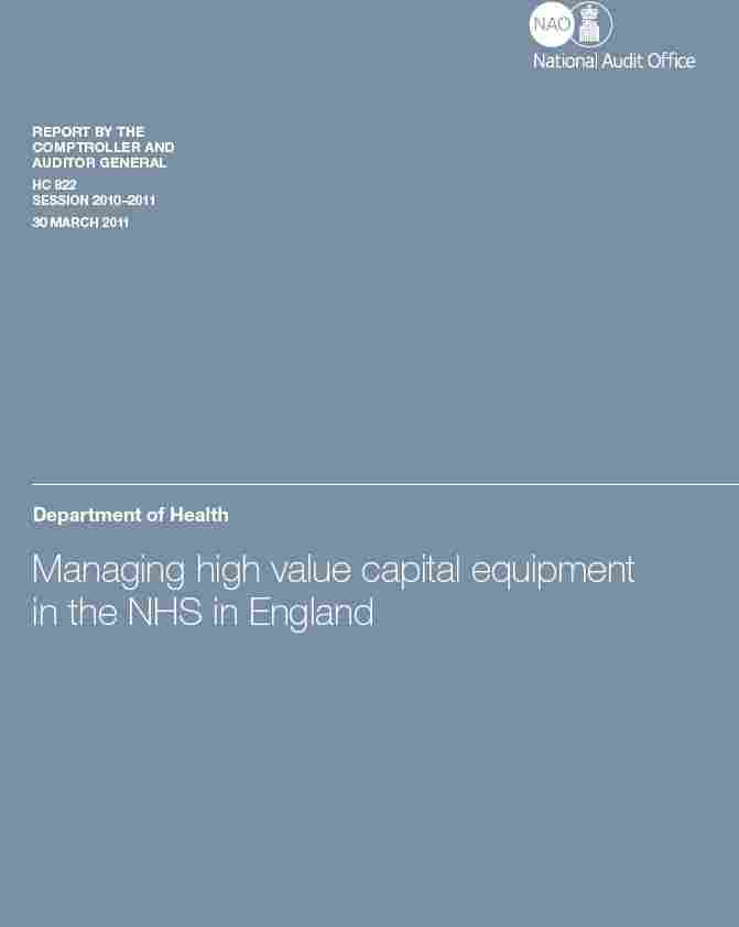Warning as NHS faces £460m bill to replace vital capital equipment
