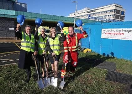 Work begins on Aintree hospital helipad