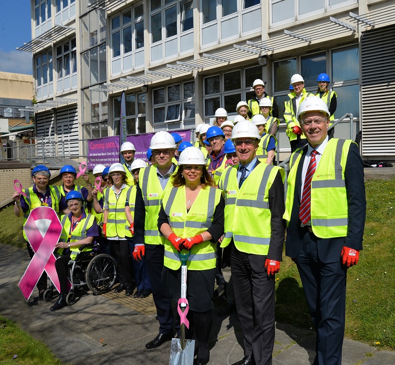 A turf-cutting ceremony marked the start of work on site