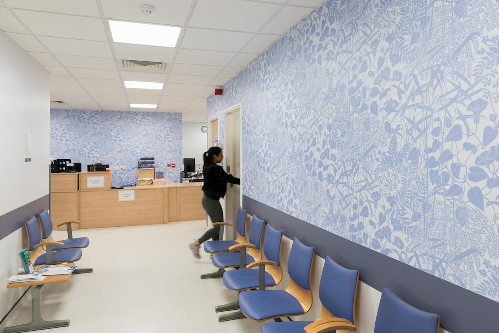 World-famous wallpaper designer commissioned to transform patient environment 