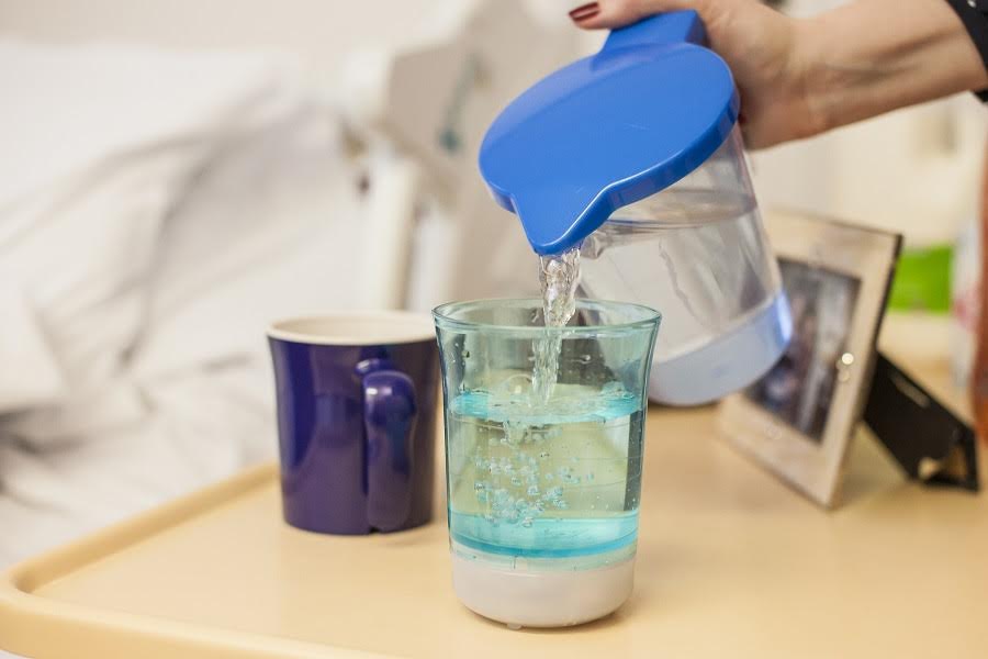 The product is aimed at care homes and hospitals but can also be used by people living independently at home