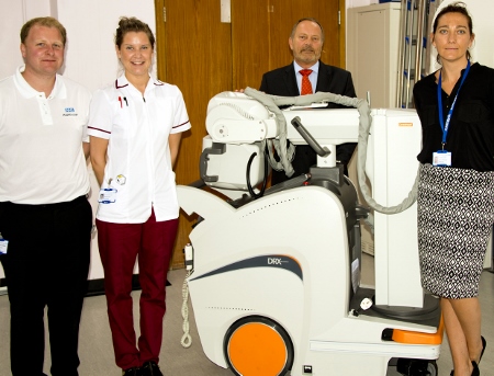Yeovil Hospital improves mobile X-ray technology