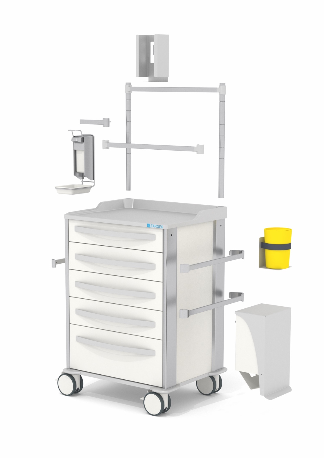 ZARGES launches new generation of modular nursing and organisation trolleys